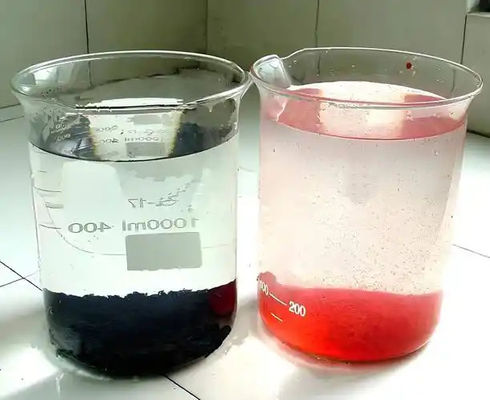 Incolor o de color claro Liquido pegajoso textil Decoloración de aguas residuales Valor de pH 7-9 Solución efectiva de descoloración