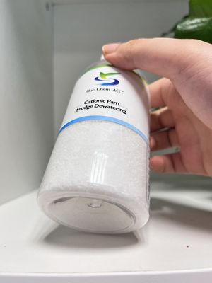Lodo catiónico de la poliacrilamida CPAM que deshidrata el tratamiento de agua potable del floculante químico