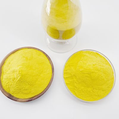 Tratamiento de aguas industriales Coagulante Floculante Polvo amarillo Cloruro de polialuminio Eliminación de COD con rendimiento