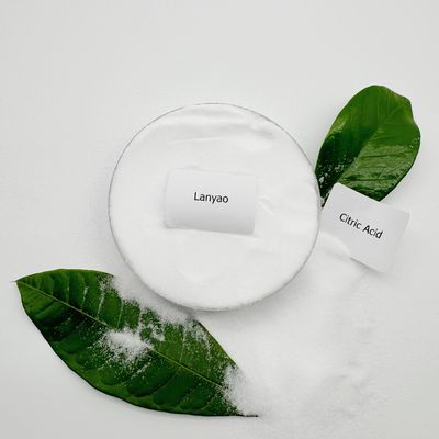 Agente aromatizante de ácido cítrico en polvo anhidro de alta pureza 99,5% Blanco con bolsa de 25 kg