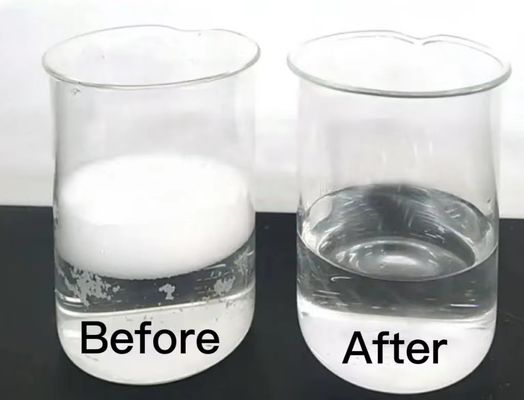Agente de control de espuma para procesos industriales CAS 9006-65-9 Desespumante de silicona Químico para tratamiento de agua