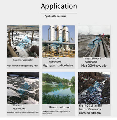 Biobacterias en polvo marrón concentrado para el tratamiento de aguas residuales industriales